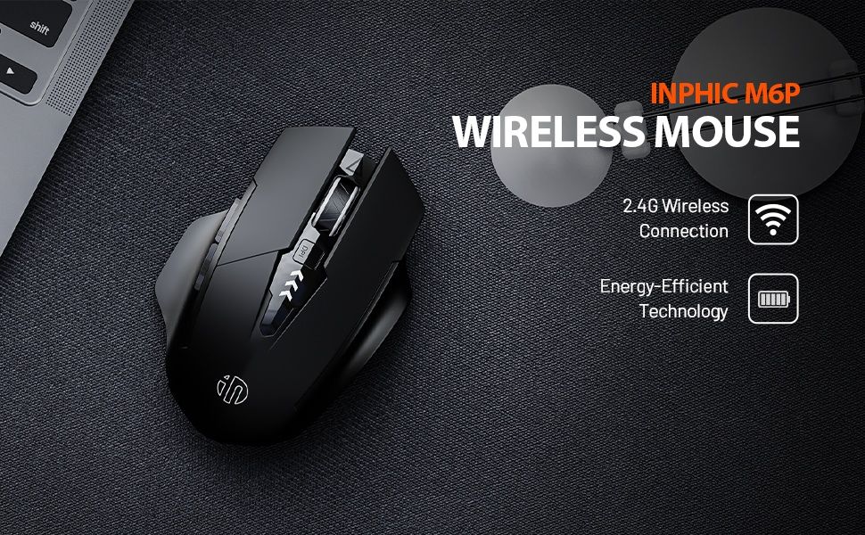 Mouse gaming reîncărcabil INPHIC M6P, sigilat