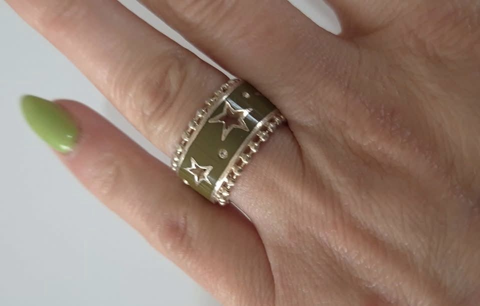 Inel argint 925 model inedit cu steluțe și zirconii