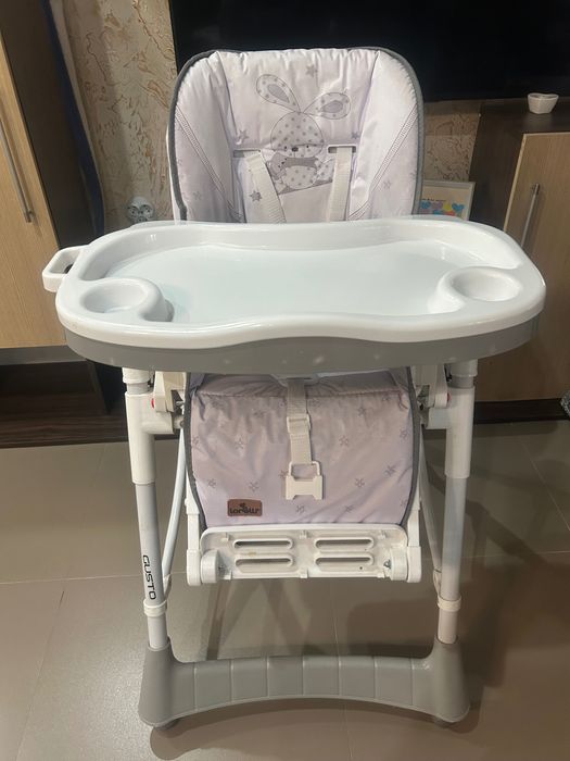 Стол за хранене Lorelli Gusto Grey Bunny