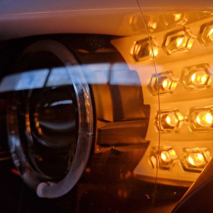 Фарове БМВ Е60 ЛЕД двойни лупи LED BMW E60 2005 -2007г D2S CCFL Тунинг