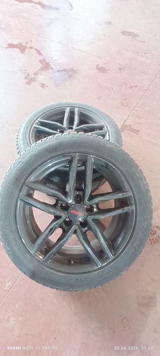 Set Jante Alutec R17+Anvelope Iarna Dunlop