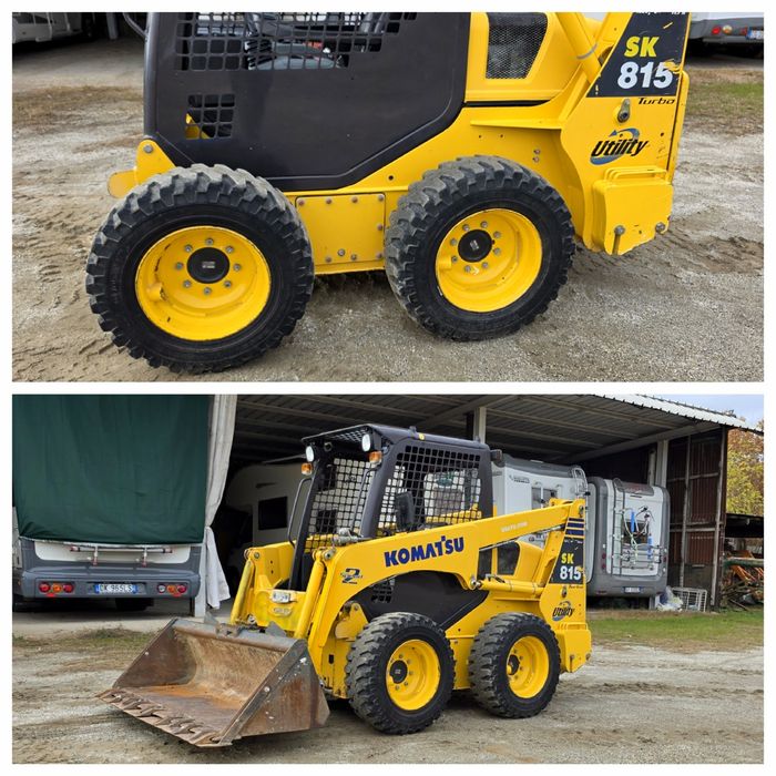 Miniîncarcător KOMATSU SK815 SUPER FLOW  mini incarcător IMPECABIL