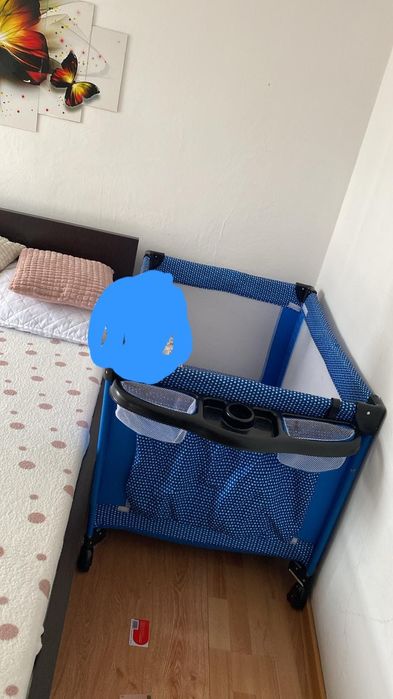 Căruță Joie 3 in 1 si Pătuț cu saltea