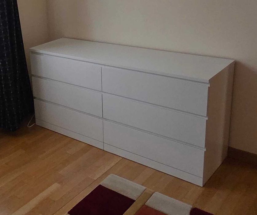 Скрин 6 чекмеджета MALM от IKEA