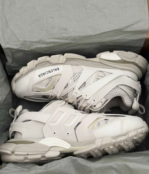 Adidasi/ Sneakers Balenciaga Track Led Full Alb