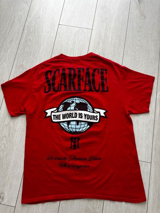 Tricou oficial Scarface „Tony Montana” cu două feț