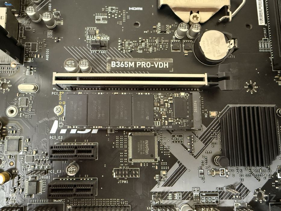 Продается B365M PRO-VDH + i5-9400 + Lexar nvme 256gb