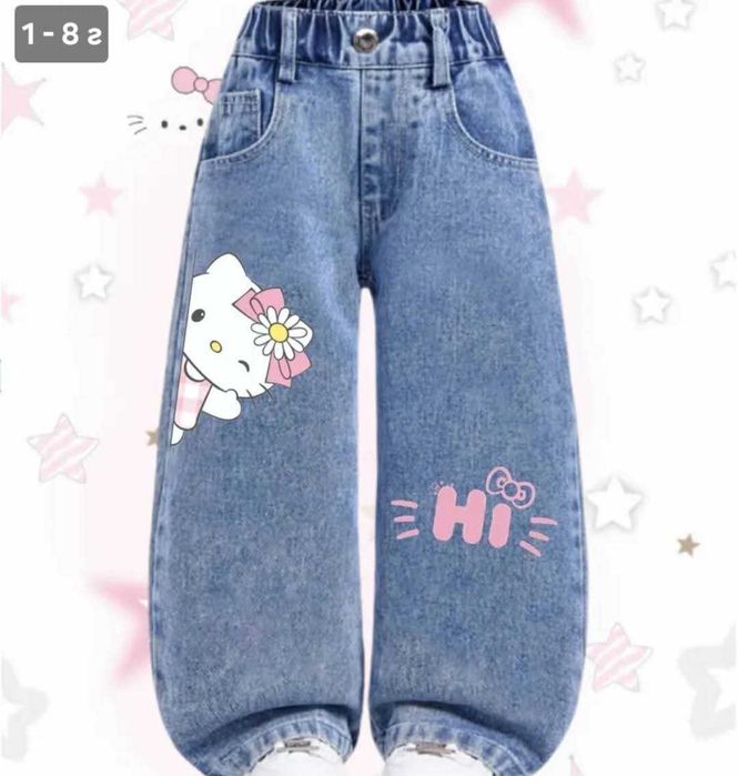 Детски дънки Hello Kitty