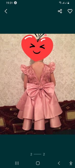 Нарядное платье для девочек на 7,10лет