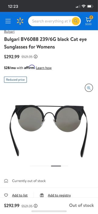 Слънчеви очила Bvlgari