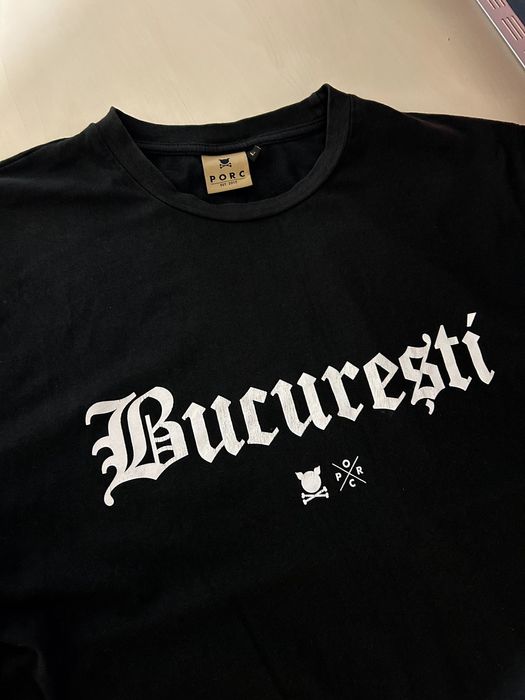 Pachet 2 tricouri PORC (Bucuresti & Revenge) - Marimea L & XL
