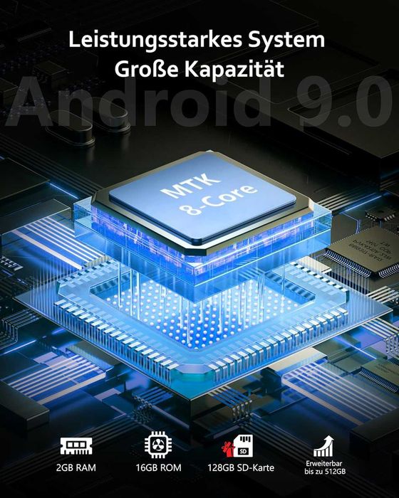 MP3 Плеър AGXOV 144GB с Bluetooth 5.2 – Тъчскрийн, Високоговорител