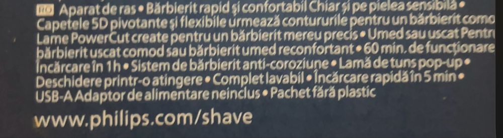 Aparat de ras Philips Seria 3000 S3143/00 Wet&Dry
