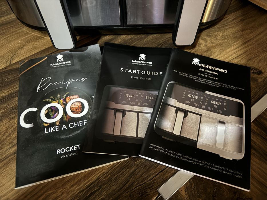 Фритюрник с горещ вьздух/Еьр фрайьр/Air Fryer Masterpro Rocket Duo 900
