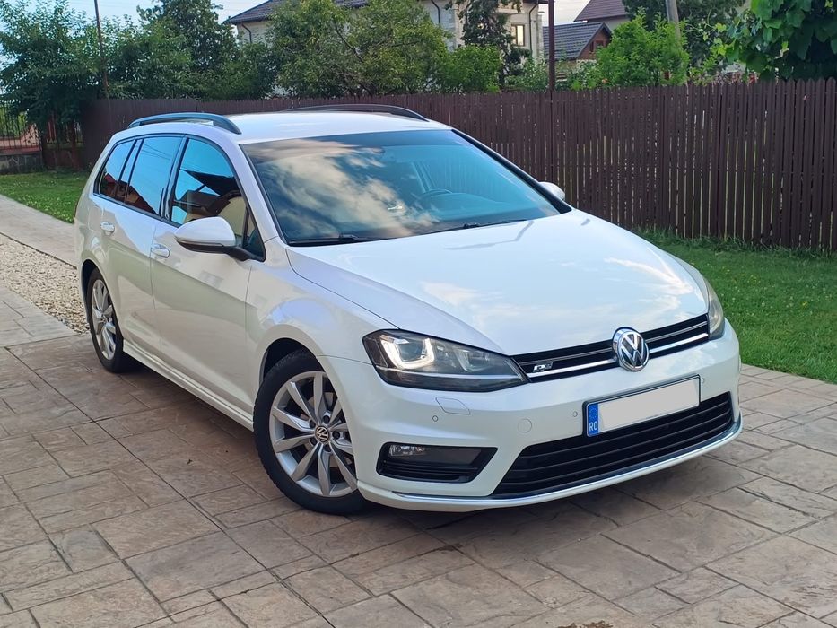 Vw Golf 7 RLine 2.0 L TDI/150 cp/Led/Bixenon/Clima/Navi/Piele