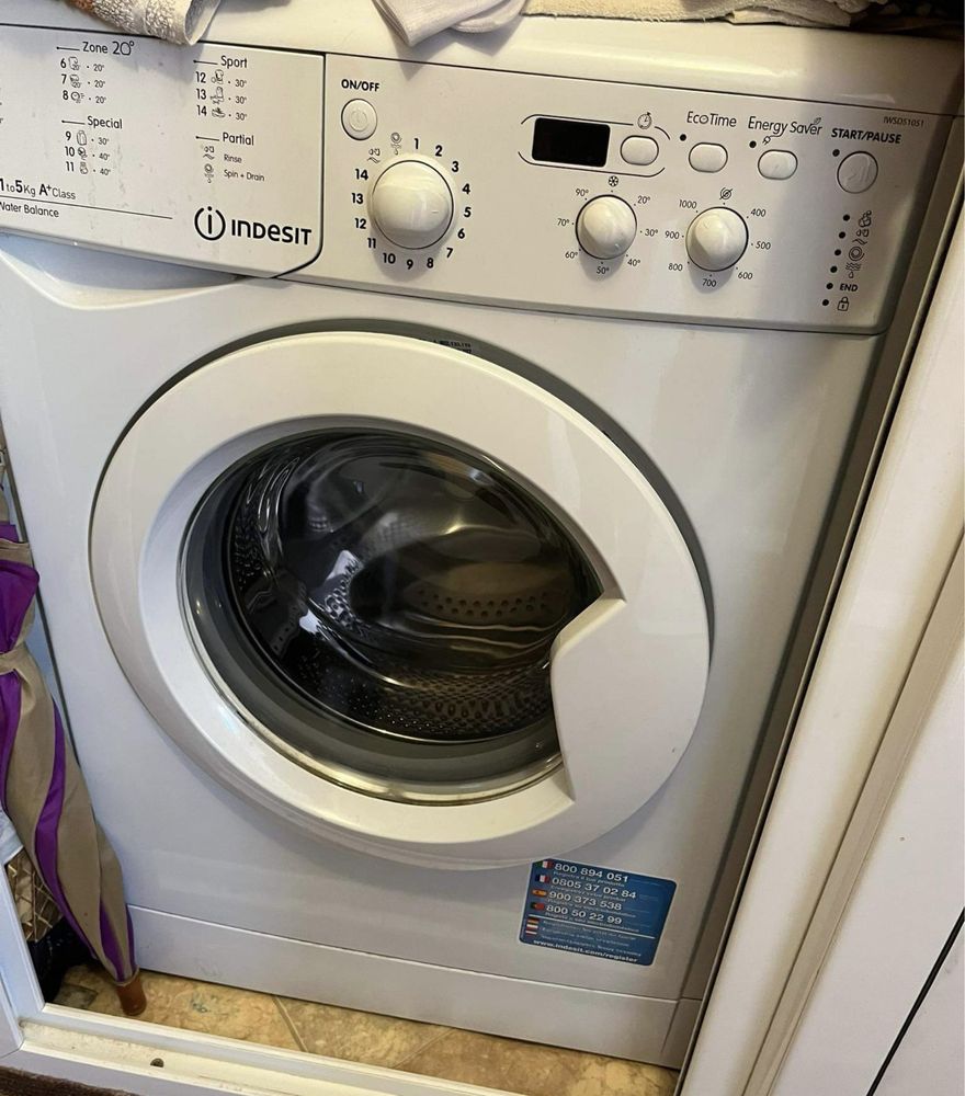 Пералня Indesit/Индезит 5кг гр. Бургас Център • OLX.bg