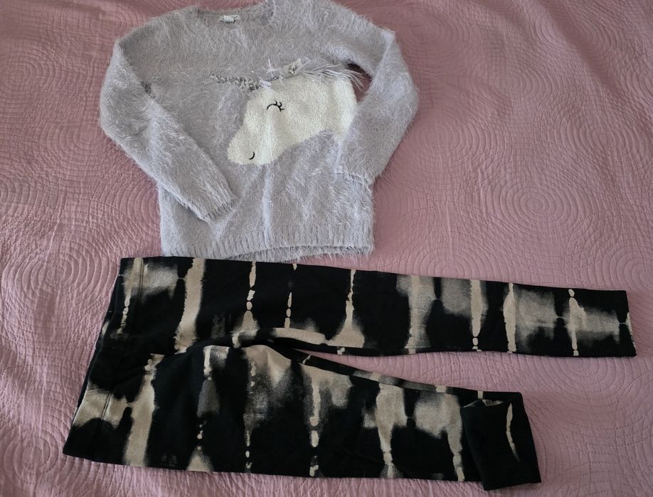 Pantaloni groși H&M+ plovaraș Primark 9 ani