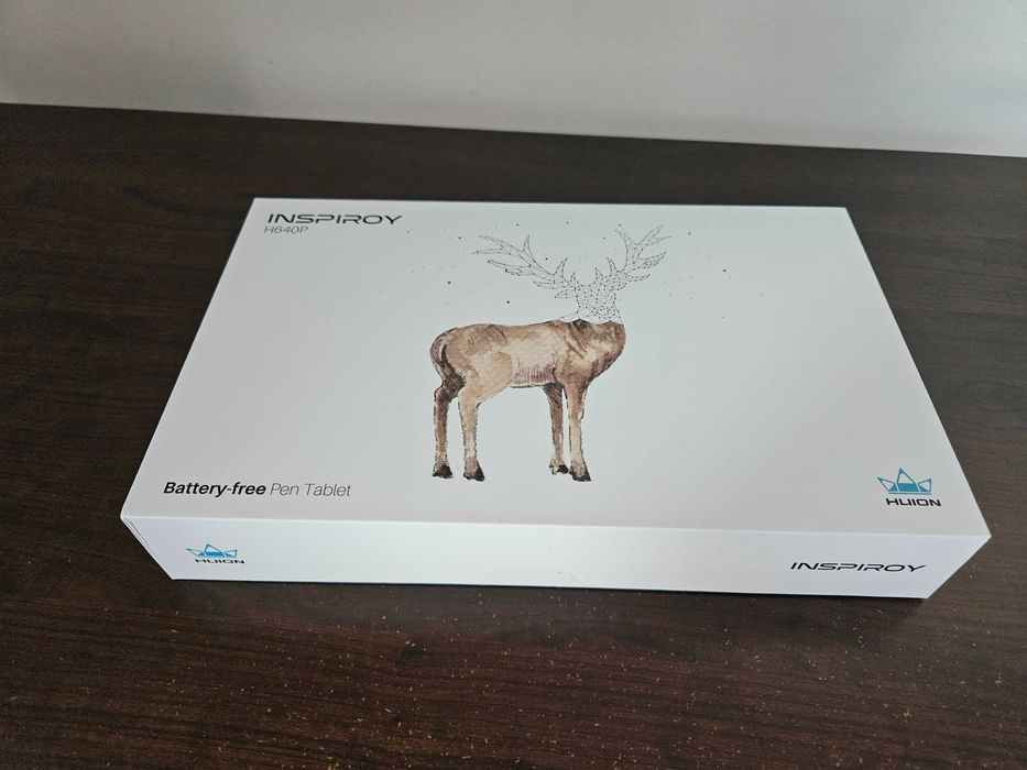 Tableta grafica, HUION, H640P Slim Compact 8192/5080 Negru Gri