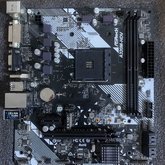 Asrock am4 a320m hdv полный комплект