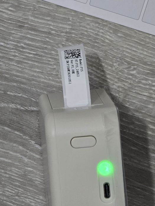 Imprimantă de etichete Pristar P15 Bluetooth, reîncărcabilă – albă