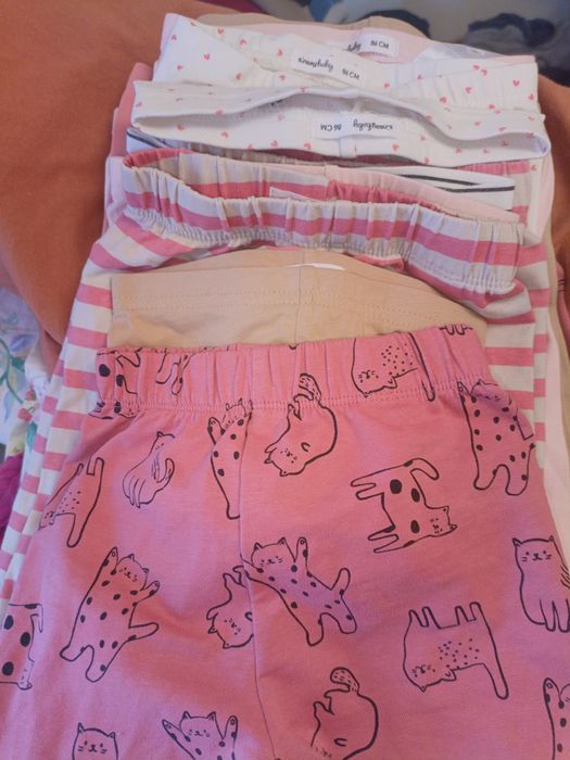 pantaloni bebe/set colanti  bebe /set  pantaloni colanți noi 86 cm