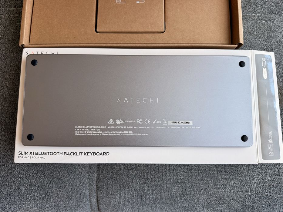 Tastatura SATECHI Mac Slim X1 bluetooth iluminata