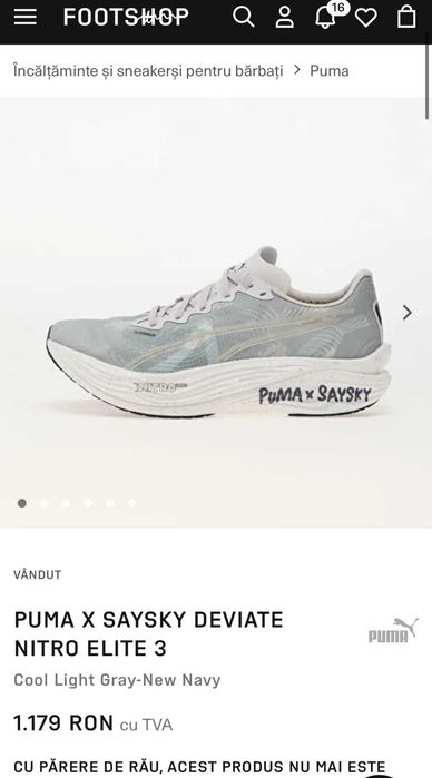 Puma Deviate Nitro Elite 3 Saysky Cool Hellgrau