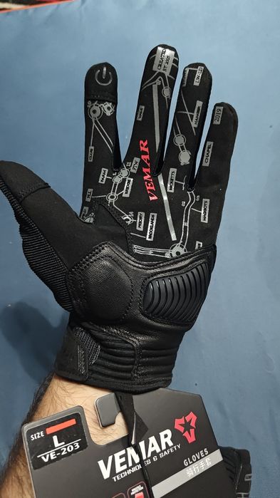 Manusi moto textil cu protectie