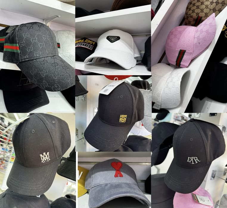 Шапки Adidas,Nike,karl,gucci,diorArmani,Under Armour,alo,DSQ2,Tommy,CK