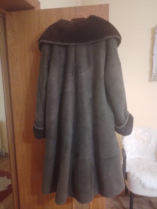 Cojoc dama lung piele naturala