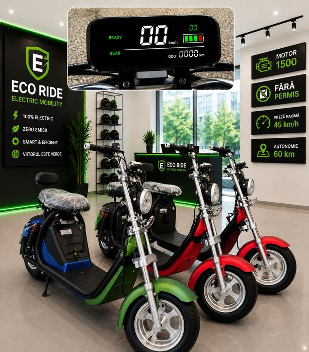 Scuter electric/Scuter Harley Blak edition