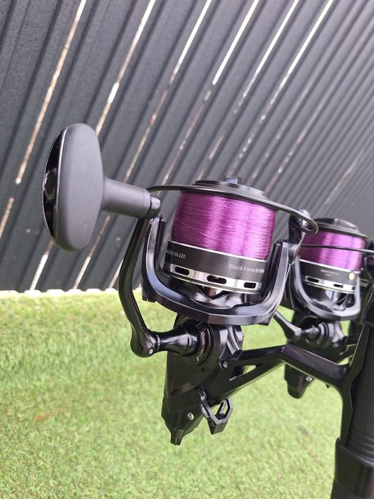 Set 4 Viper 3.6m , 3.5 lbs, 2 seg + 4 Mulinete Black Force 8000