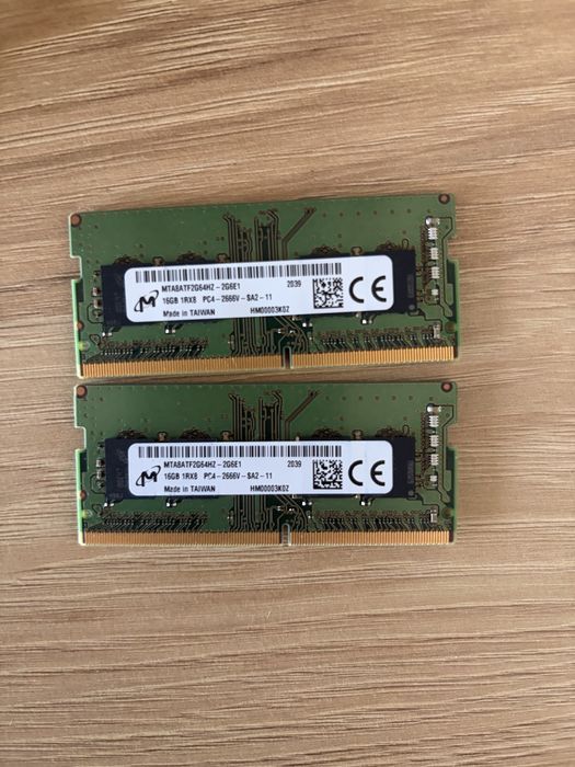 Kit RAM Laptop 32GB (2x16GB) DDR4 2666MHz - Crucial CT16G4SFRA266