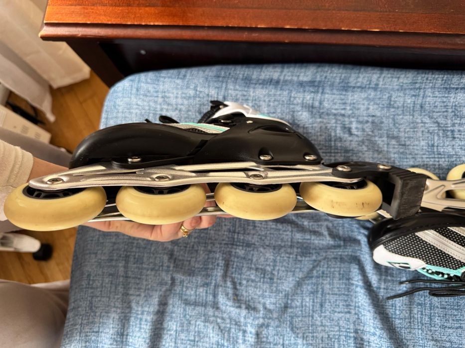 Role Raven Pulse Black/Mint reglabile mărimea 37-40