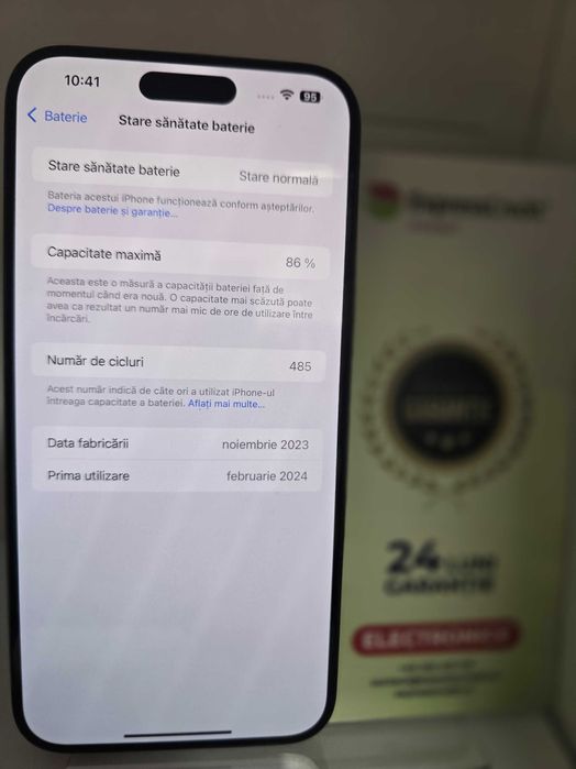 Telefon Iphone 15 Pro Max (Ag 29 Siraj )b33563 /Garantie 2 Ani !!