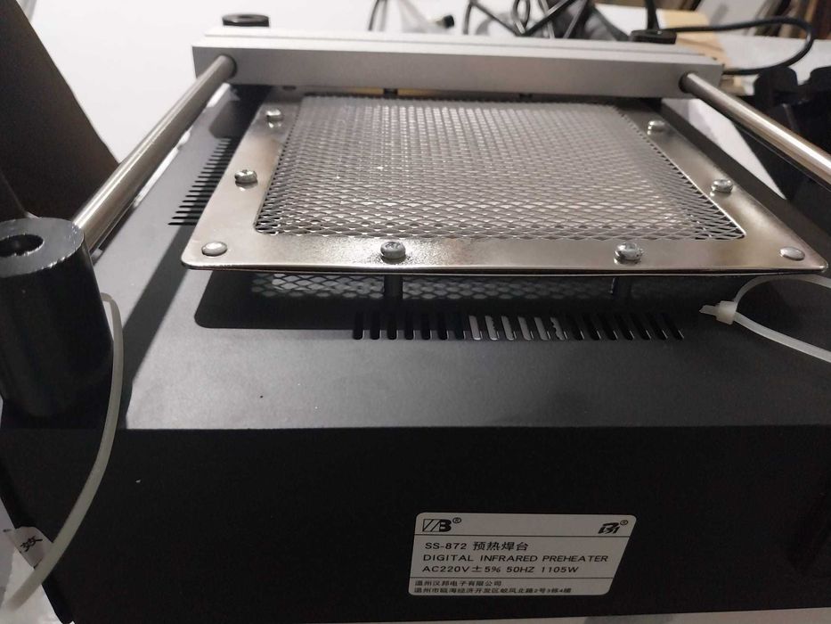 Statie de lipit 3 in 1, plita preincalzire infrarosu, 500W, (Bga rework station), letcon si suflanta aer cald - SS-872