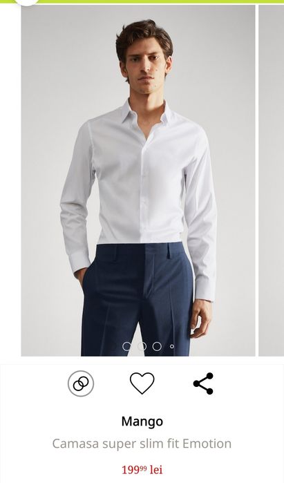 Camasa Mango superslim L