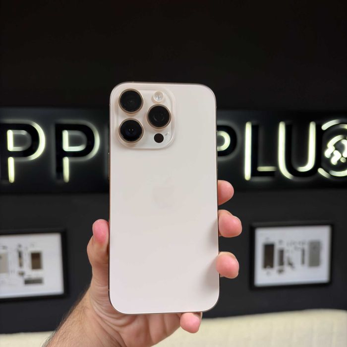iPhone 16 Pro 128Gb Desert Titanium 91% Baterie + 24 Luni Garanție/ Apple Plug