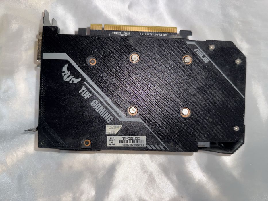 GTX 1660 Asus,6 GB Vram