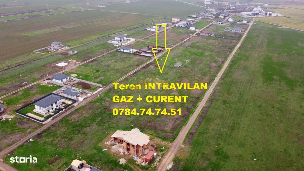 Teren INTRAVILAN | 504 mp UTILI | comuna Berceni