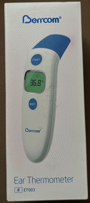 Дигитален термометър 2 в 1 – безконтактен, за чело и ухо