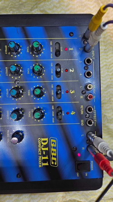 GBC DJ-11 Compact Mixer Audio Passiv