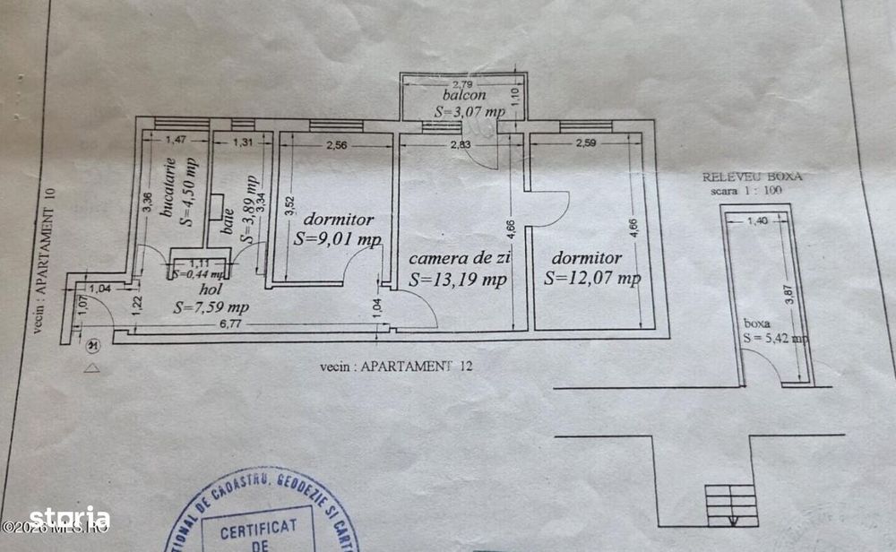 Apartament 3 camere zona Tomis III