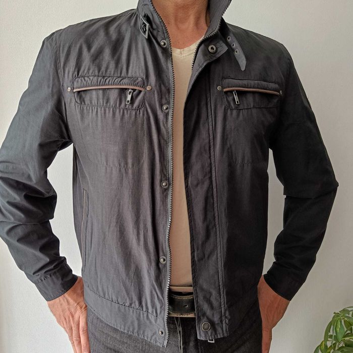 Geaca neagra primavara ASCOT Sport, marimea L, respirabila, impecabila