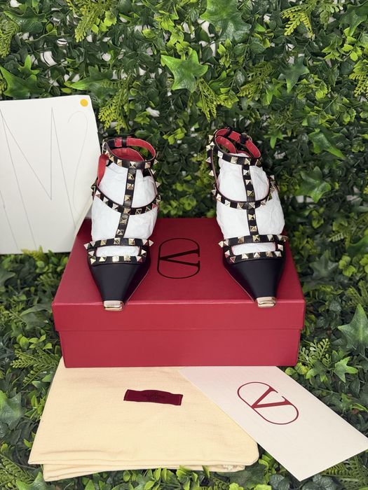 Pantofi/Tocuri Valentino Garavani Rockstud kidskin pumps 100mm