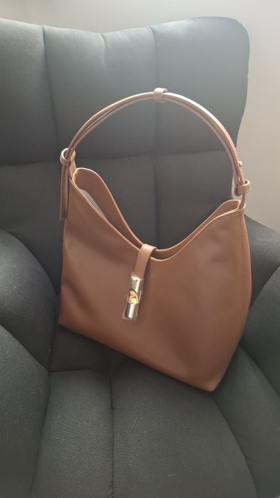 Furla кожена чанта
