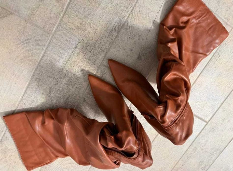 Cizme maro dama - Marimea 38