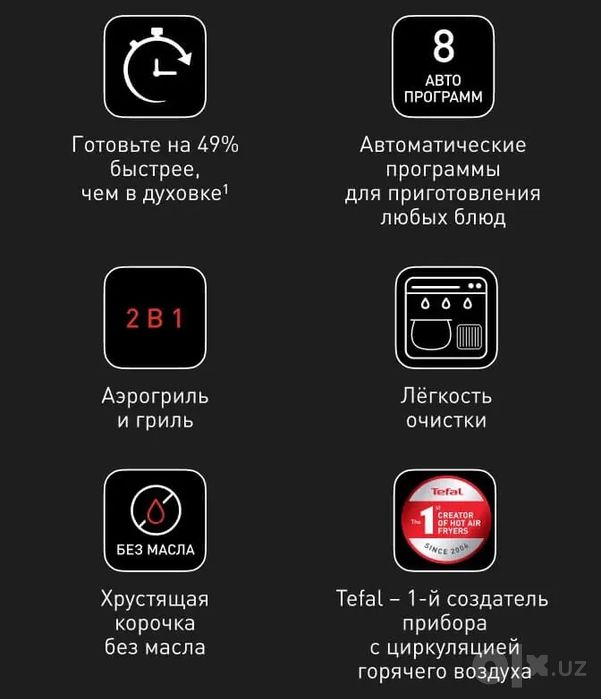 Аэрогриль TEFAL EY505D15