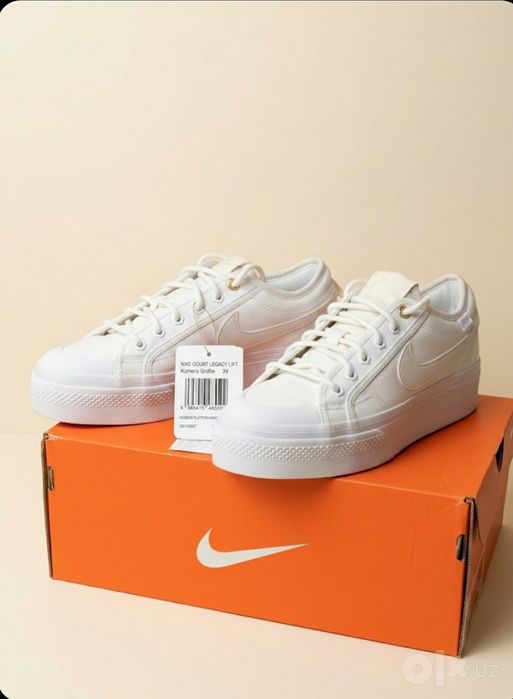 Женские кеды Nike Court Legacy Lift (новые, оригинал, платформа, р. 39