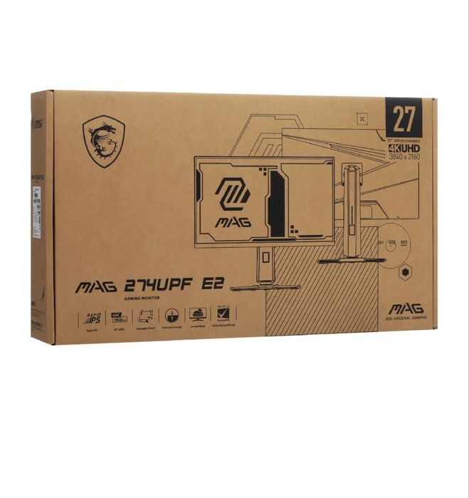 Монитор : MSI MAG 274UPF — 27” 4K 144 Гц
